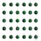 30ct. 2.5" Green Shatterproof Christmas Ornaments